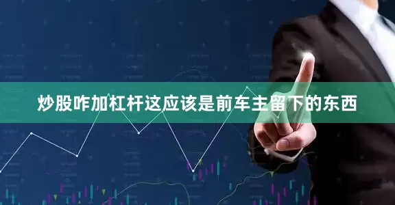 炒股咋加杠杆这应该是前车主留下的东西